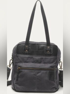 Will Leather Goods Onward Tote Bag Charcoal Black New